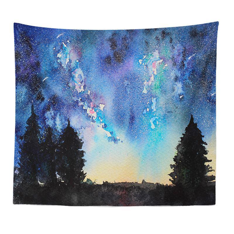 Bohemian Starry Sky Wall Hanging Tapestry for Home Decor and Sofa Backdrop