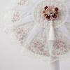 Floral Electric Fan Cover Round Protective Case Universal Standing Fan Covers  Household Use
