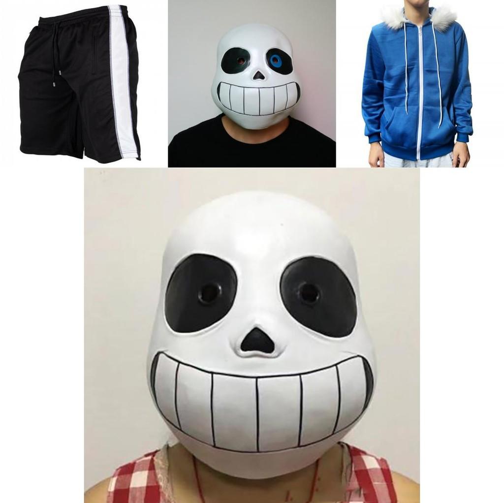 Fantastisches Spiel Undertale Sans Cosplay Kostüm Hoodie Mit Eleganten Shorts Und Strümpfen