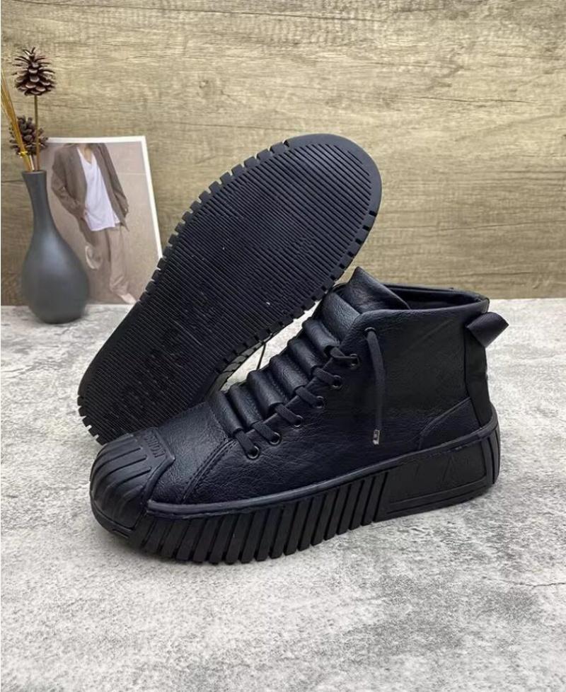 Autumn and Winter Men Boots Increased Boots Lace-up Casual Shoes Board Shoes High Quality Outdoor Boot British Style New