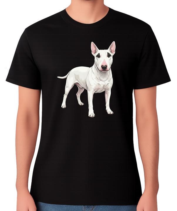 Bull Terrier Dog Graphic Unisex T-Shirt Pet Lover Animal Tee S