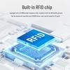 Transparent NFC Anti-Metal Tag Wet Inlay Sticker with NTAG215 Chip for Access Control