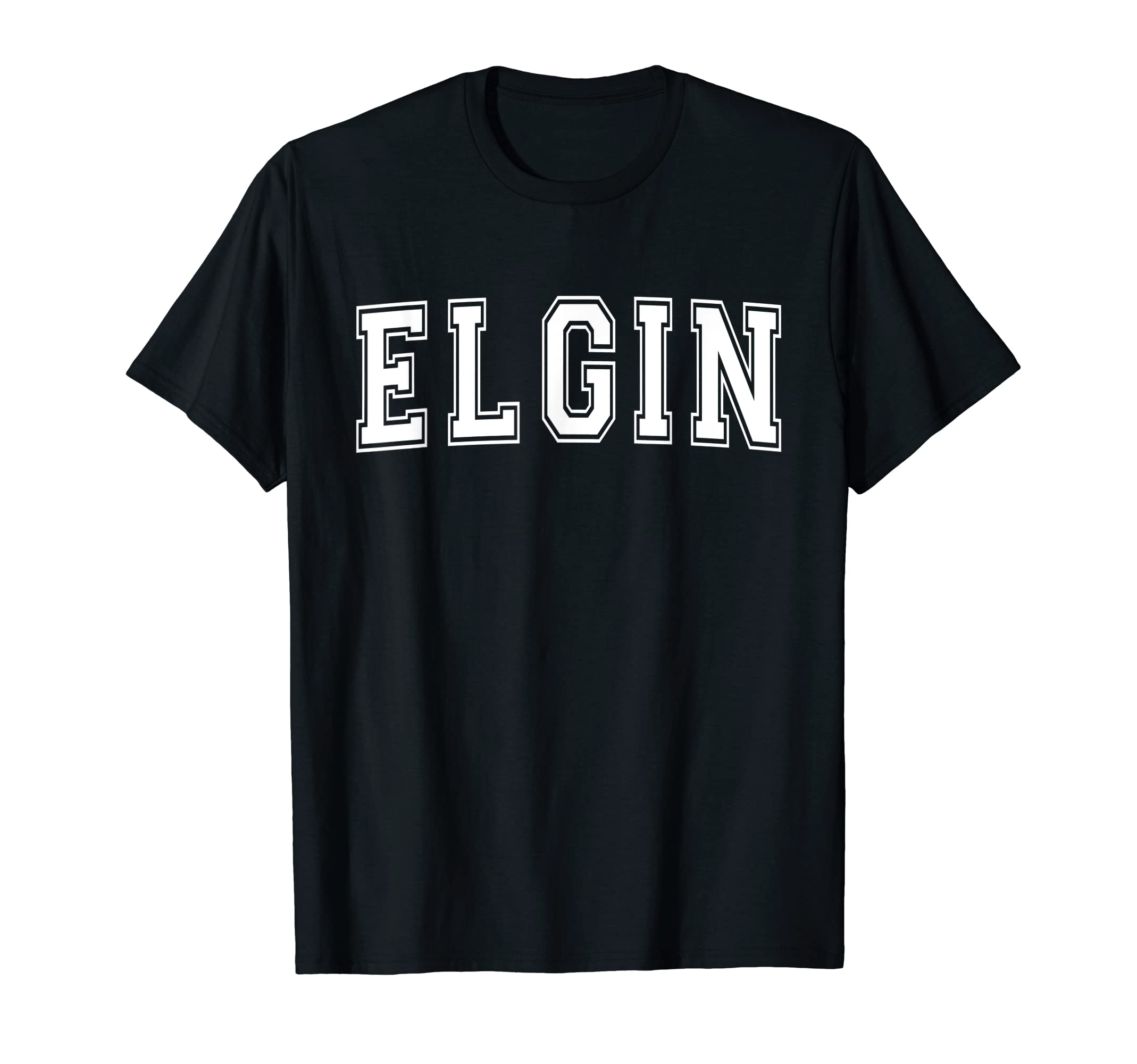

Футболка ELGIN IL ILLINOIS USA в винтажном спортивном стиле в университетском стиле