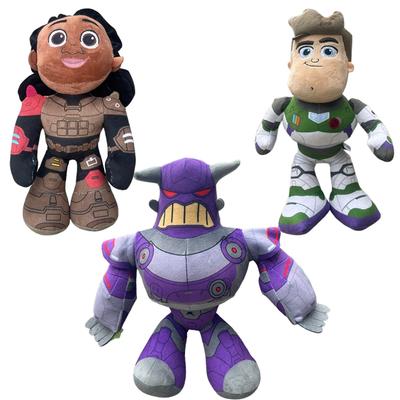 Lindo Set de Peluches de la Película Lightyear - Robot Buzz Emperador Zurg Izzy Muñecos Suaves Rellenos para Niños Personajes Coleccionables