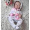 KEIUMI Bambola Reborn in Vinile e Silicone da 20 pollici con vasi sanguigni, Moda per Bambini, Bambola da Accompagnamento, Bebe Dormiente, Reborn