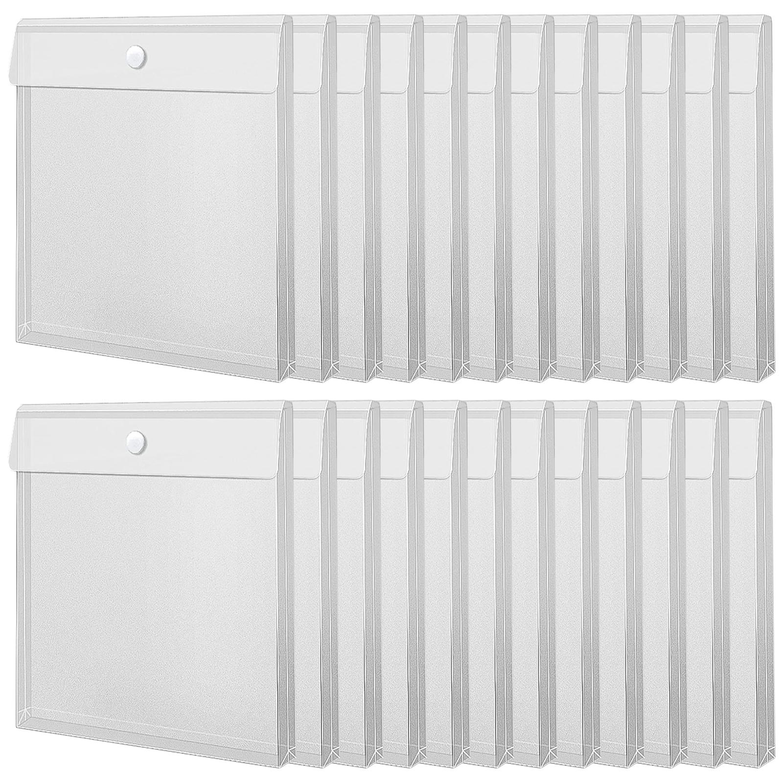 

24pcs Scrapbook Paper Storage Bags Effective Scrapbook Paper Clutch Bags For Classroom And Home Organization