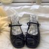 Girls French Mary Jane shoes spring and summer new children's small leather shoes medium and large children's single shoes shallow mouth shoes