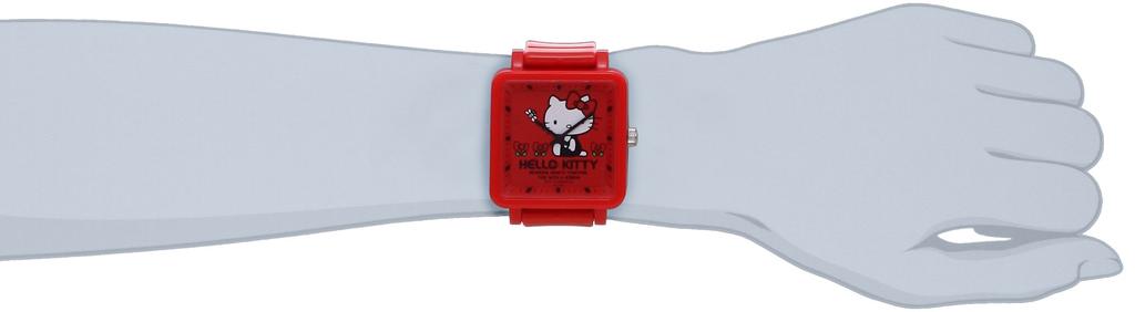 Citizen Hello Analog Q&Q Women's Watch, Kitty, Display, Red, HK11-005