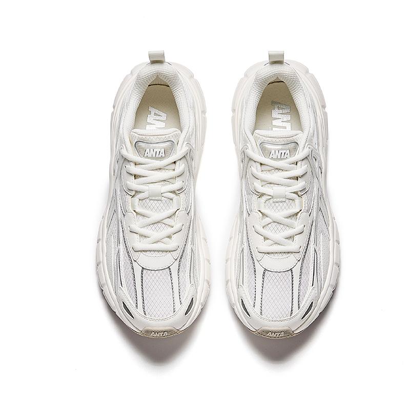 Anta Dawn Cushioning, Wear Resistant Low Top Casual Shoes Men's Papyrus White 112548801-7
