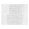 20 Pieces DIY Face Body Art Painting Stencils Beautiful Patterns Tattoo Makeup Paint Stencils for Party