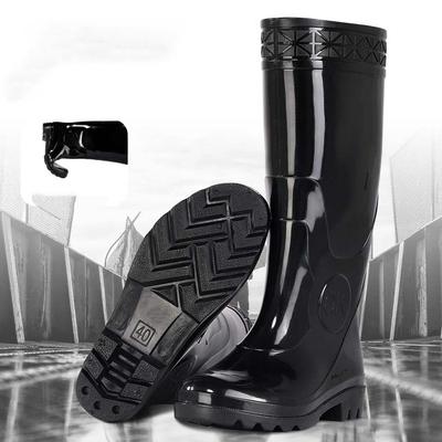 Men's Wear-resistant Long Tube Waterproof And Anti Slip Rain Shoes