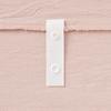MUJI Washed Comforter 84095634 Cover, Small, Pink,
