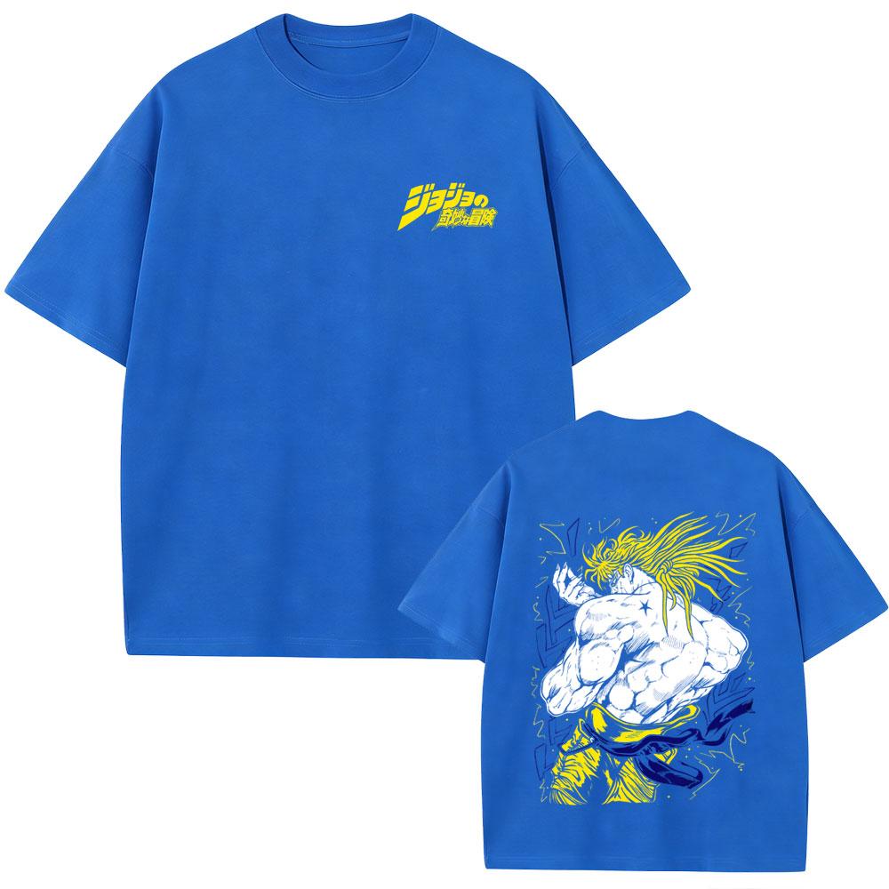 Anime Jojos Bizarre Adventure Dio Brando Graphic Tshirt Unisex Women Fashion Unisexga Oversized T Shirt Funny Japanese Streetwear