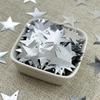 25MM Silver Edge Pentagram PET Star Sequins Single Hole Eco-Friendly DIY Jewelry Accessories