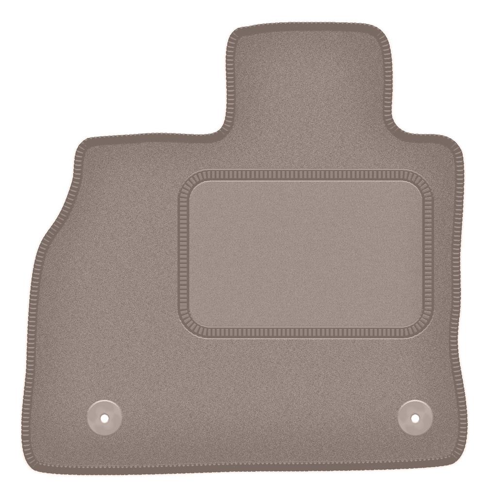 Beige driver's mat for: Nissan Leaf I hatchback (2010-2017)