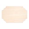 2PCS Unfinished Wood Crafts Blanks Rectangle-Shaped Wood Ornaments Plaques Wood Sign For DIY Hanging Decorations