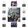 Wednesday Addams Famlily Shoulder Handbag Gothic Style Light Easy To Carry