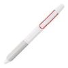 Mitsubishi Pencil Jetstream Edge 3-Color Ballpoint Pen 0.28mm White Red SXE3250328W15 & Jetstream Edge Ballpoint Pen Refill 0.28mm Blue SXR20328.33