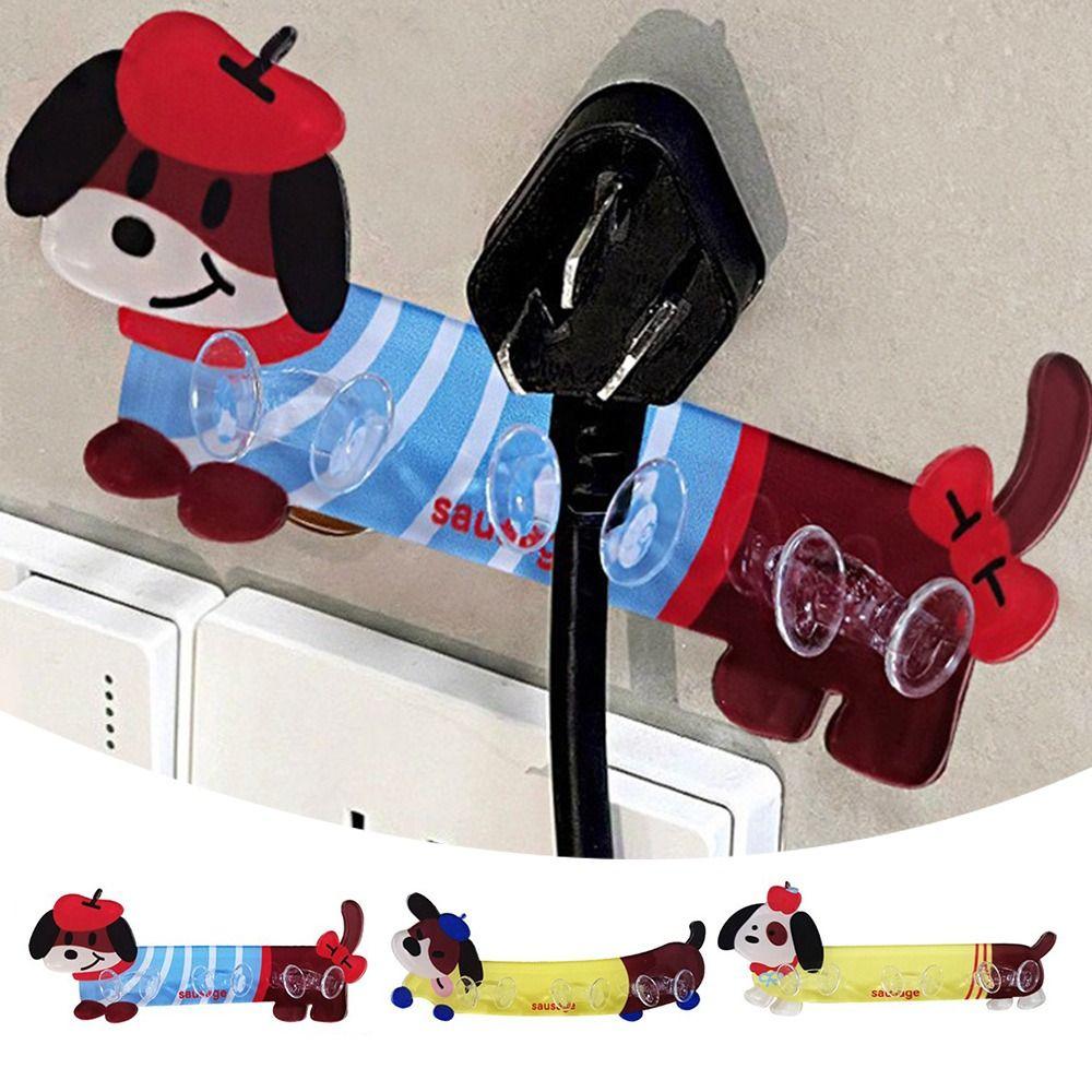 Wall Mounted Waterproof Plug Card Slot Storage Hook  Household Organizer Accessories