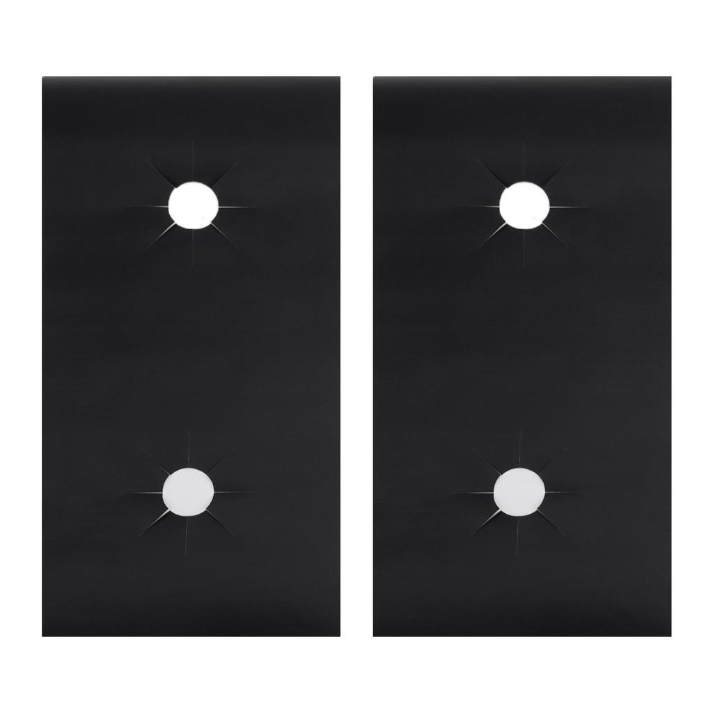 Ochranný kryt na plynový sporák 53,8*27 cm černý