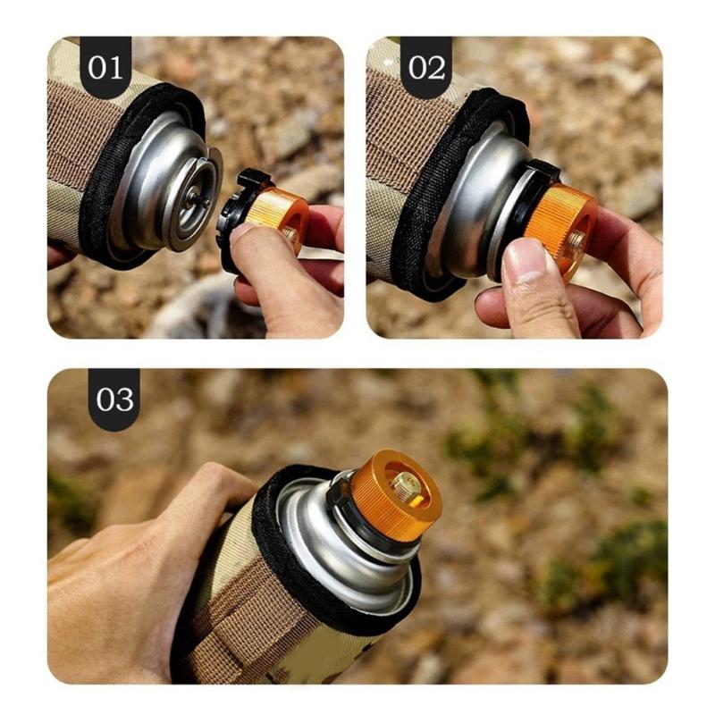 Small Conversion Adapters Set Universal Heat Resistant Materials For Emergency Travel Accessories