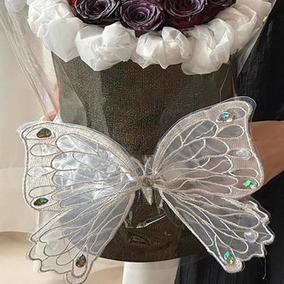 Schmetterlingsblumenstrauß Schachtelverpackung Florales Material für Party Muttertag Jahrestag