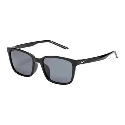 Nike Minimalist Sports Design Injection Square Sunglasses Unisex Sunglasses Black NKIQ7242-5418010