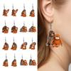 1 Paire Boucles d'Oreilles Pendantes Singe Acrylique 2D Plates Boucles d'Oreilles Crochet Singe Hypoallergéniques Femmes Boucles d'Oreilles Pendantes Animalières Bijoux Mode Fans