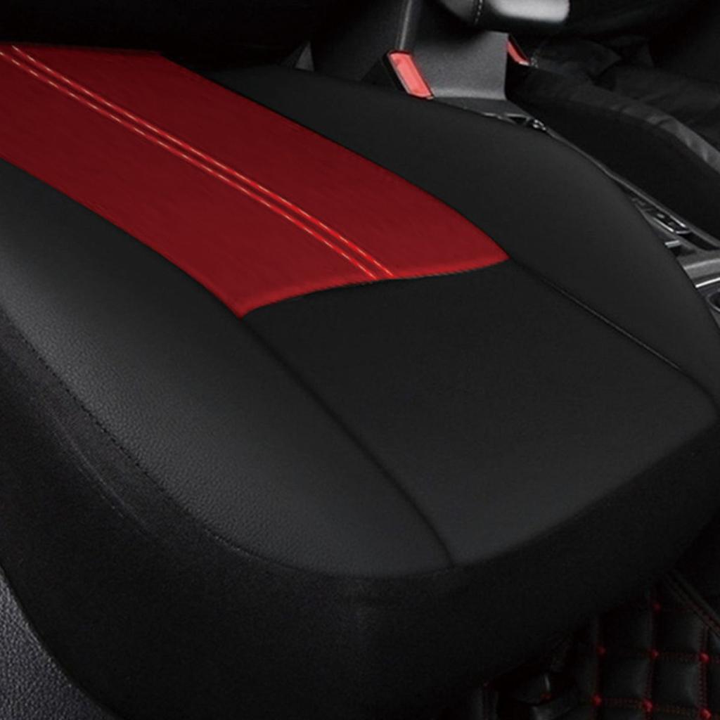 New Full Set Black Car Seat Cushion Covers Automotive Seat Protector Covers Universal Car Seat Covers Interior Accessories