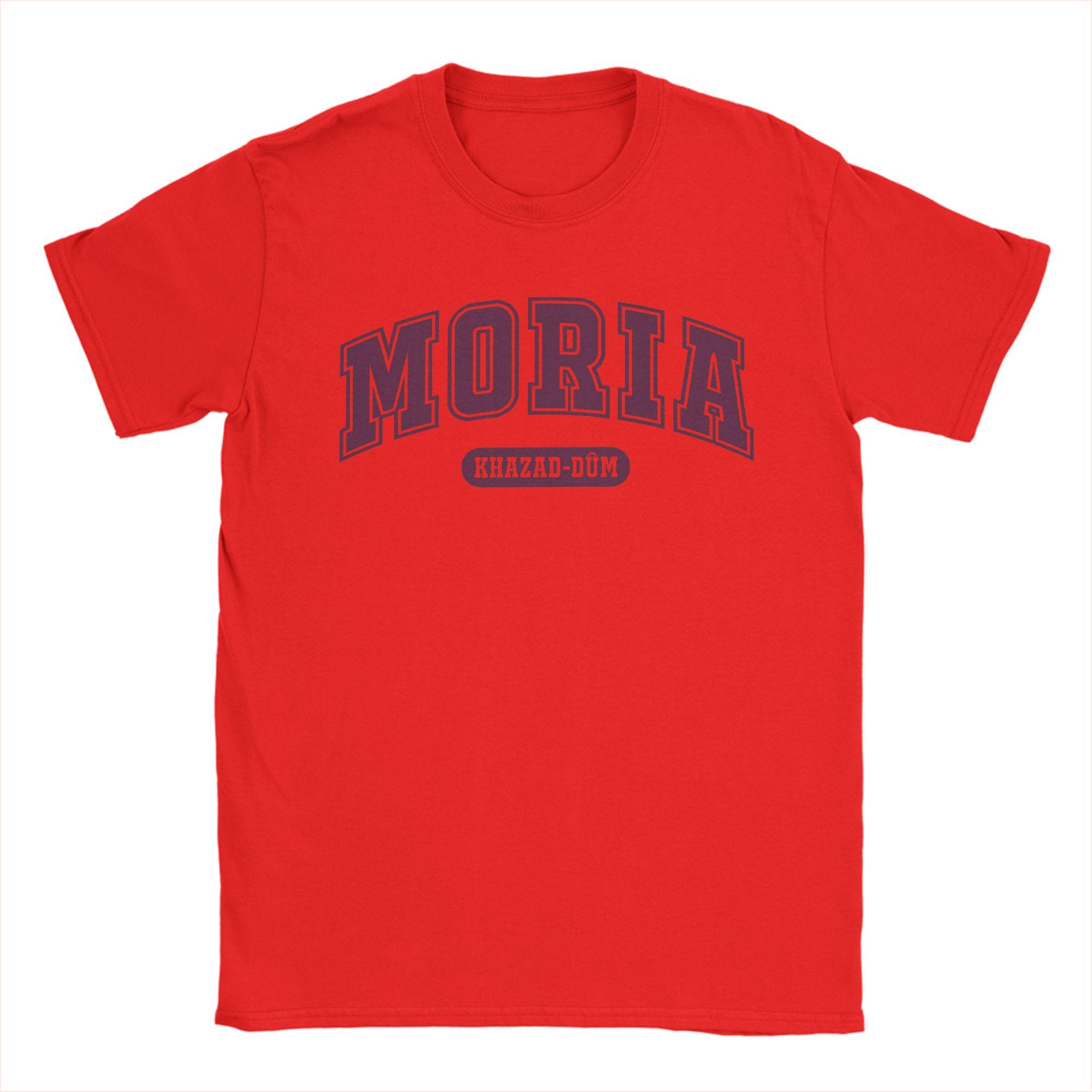 

Mens Moria LLords Of The RRings T Shirts Cotton Clothing Leisure Short Sleeve Crew Neck Tees Classic TShirt S