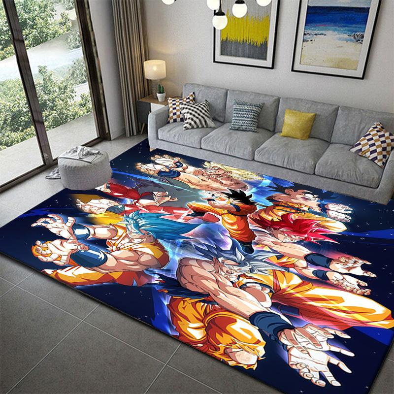 Dragon Ball Kame Symbol Pattern Area Matanime soft washable cartoon floor carpet 60x90cm