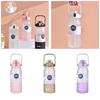 Gradient Water Bottle With 2000ml Large Capacity Durable High-temperature Resistant Ideal For Sports And Travel