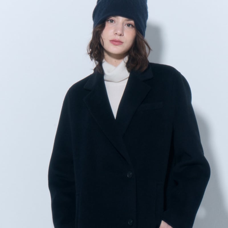 

UNIT Кашемировая шапка крупной вязки (UFJKAH492C-NAVY) F