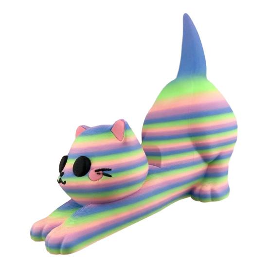 

Милая подставка для телефона в виде кошки, многофункциональный настольный держатель для мобильных телефонов, декоративная подставка из PLA-пластика A