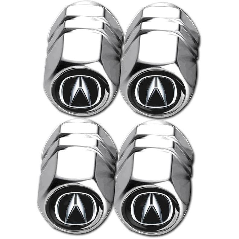 4PCS Tire Valve Stem Caps for Nissan Altima Rogue Murano Frontier Kicks Juke Versa Sentra Pathfinder, Leak-Proof Tire Air Caps Dust Proof for