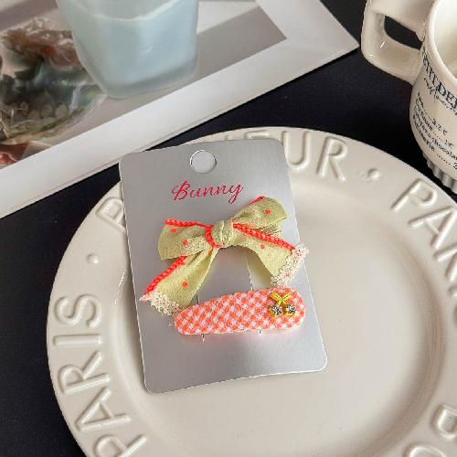 Spring New Style Mesh Bow Rose Hairpin Hairpin French High-end Girl Hairpin Wild Broken Hair Side Clip