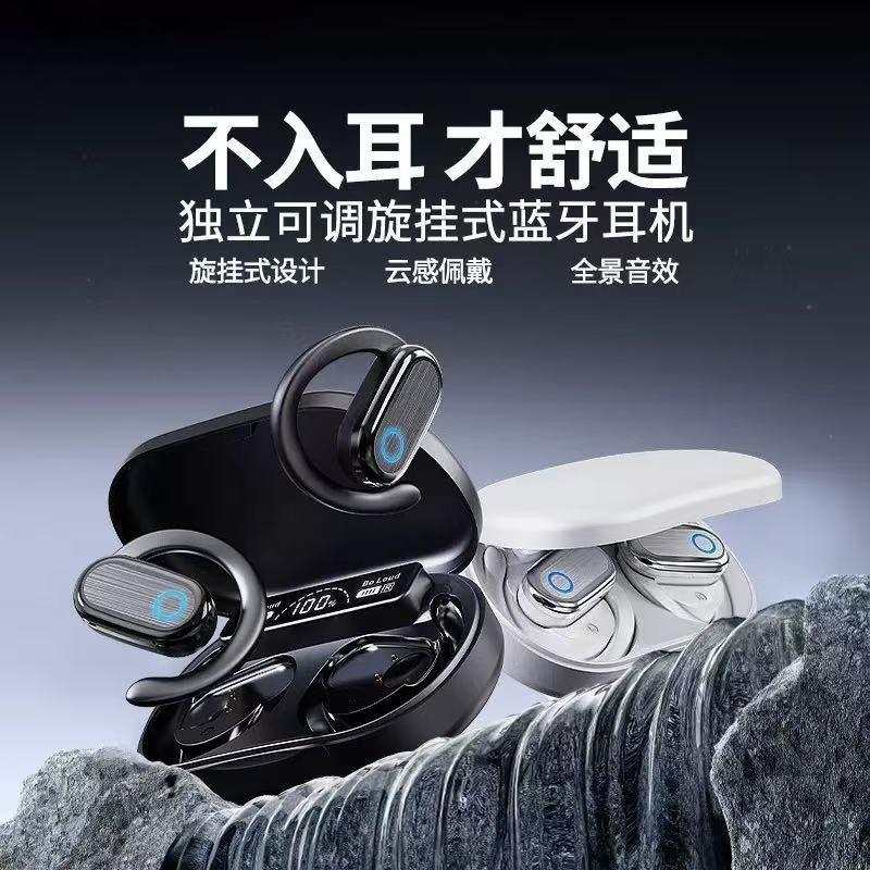 The New X95 Over-ear Digital Display Wireless Bluetooth Headset Is Comfortable To Wear and Has a Long Battery Life OWS Headphone