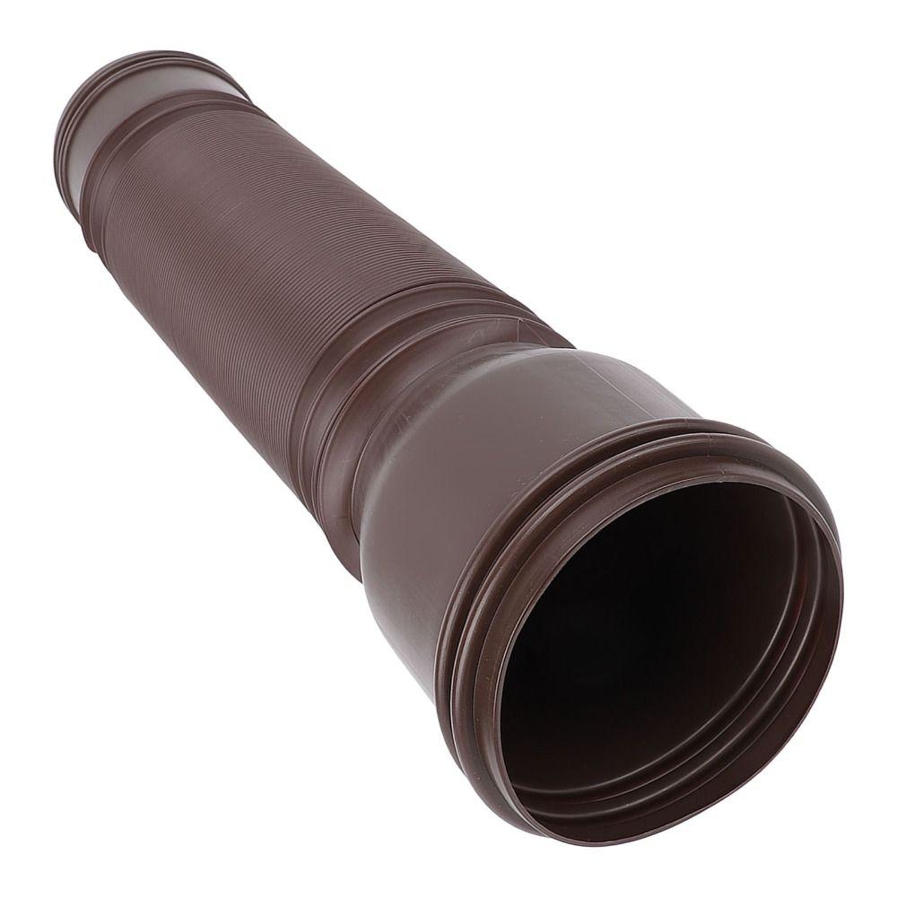 Runde Regenrinne Fallrohrverlängerung PE Fallrohrableiter Ausziehbarer Wasserableiter Außen