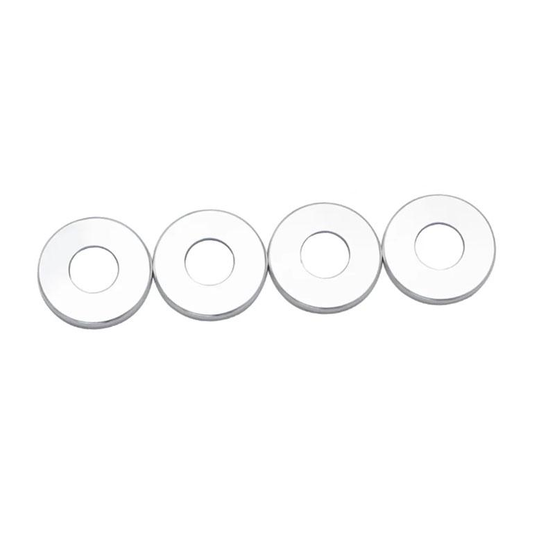 

4pcs Door Lock Pins Pin Cover Trim For Mercedes-Benz C E GLC Class W205 Car Door Lock Rings Door lock trim срібний