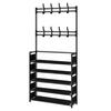 Multi-Layer Shoe Rack Doorway Clothes Hanger High Stability Simple Installation Shoes Shelf
