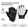 INBIKE Fahrradhandschuhe Sommer MTB Fahrradhandschuhe für Herren Radhandschuhe Gelgepolsterte Halbfinger Rennrad Fahrradhandschuhe Zubehör