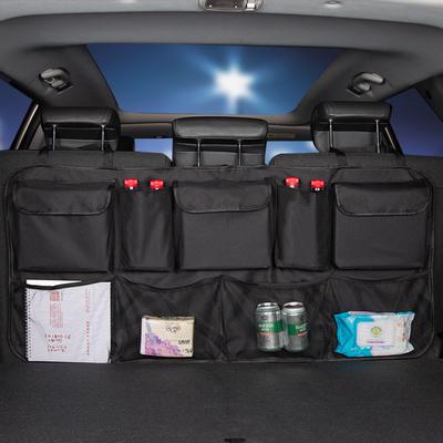 Large Upgrade Auto Storage Organizer Car Trunk Bag Universal Large Capacity Backseat Storage Bag Trunk Cargo Mesh Holder