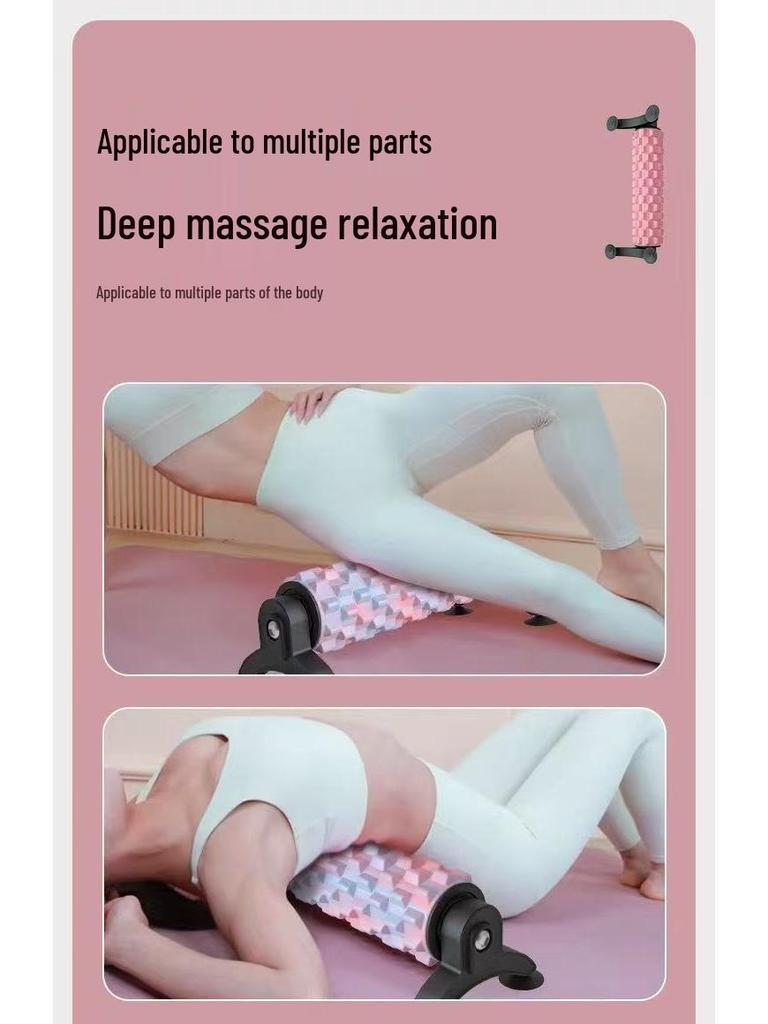 Rodillo de Espuma con Ventosa Desmontable para Yoga y Masaje