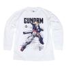 [EVERSOUL] Mobile Suit Gundam Long-Sleeve T-Shirt GUNDAM RX-78-3 Earth Defense Force Mobile Suit Zaku Char Anime Goods Gift Men's White M Size [Parall