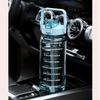 2L Portable WaterBottle Durable Plastic Leak - Proof Straw Cup with Time - Tracker for Outdoor Gym Hiking Summer Drinkware