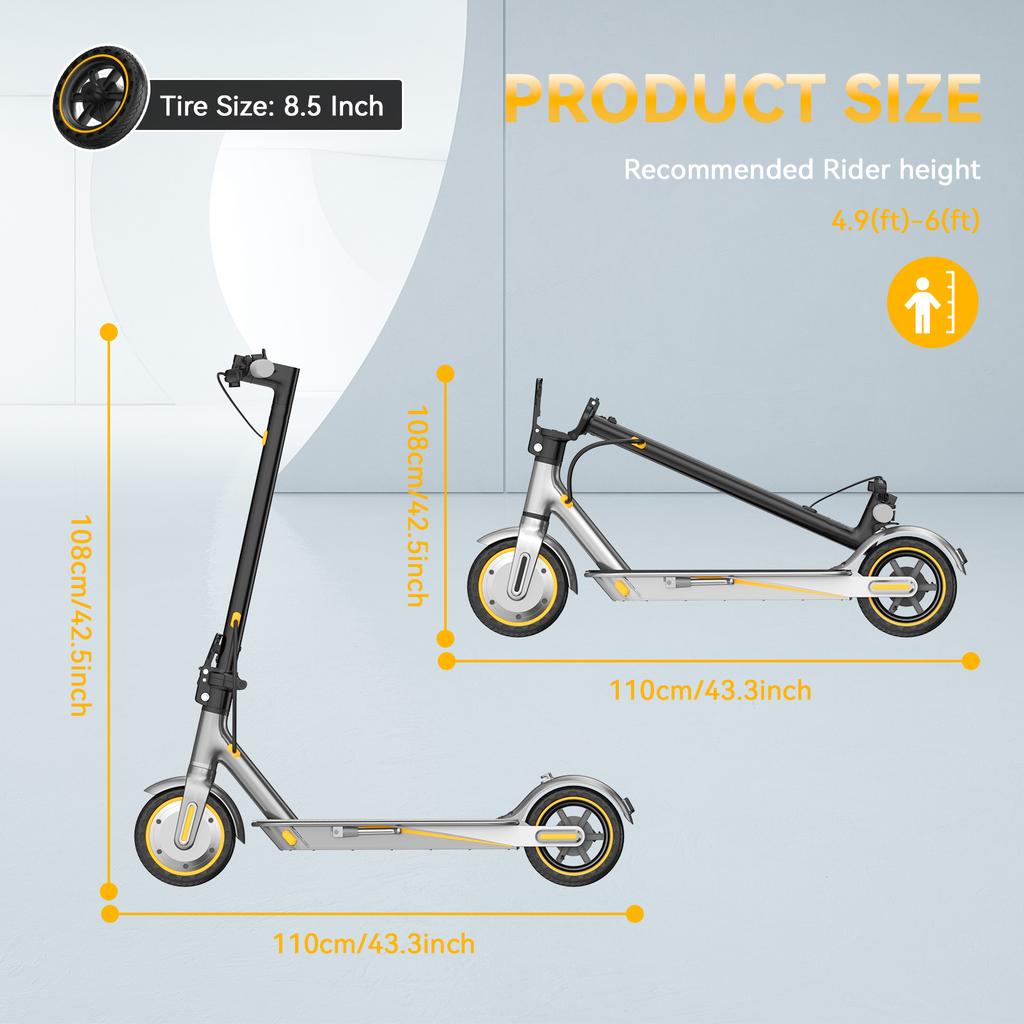 Top Rated Electric Scooter 3 Speed Regulation EU Stock Quick Delivery for Urban Travel