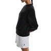 On Sweatshirts Women's Black Crew Neck Moderate Straight Fit (Unisex) Sweatshirts 1WF30380553 | Black