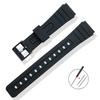 16mm 18mm Silicone Watch Strap for Casio SGW400 W800H F91W F84 F105/108 A158/168 AE1200/1300 Band PU Resin Bracelet