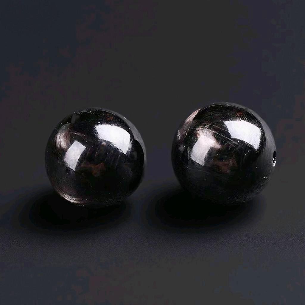 Golden Rutile Quartz Cat's Eye Round Bead Bracelet - DIY Jewelry Accessories