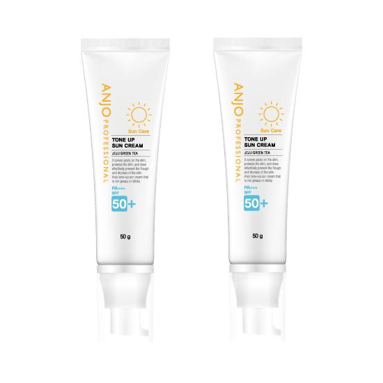 ANJO Professional Tone Up Sun Cream SPF50+ PA+++ 50g (3 Options)